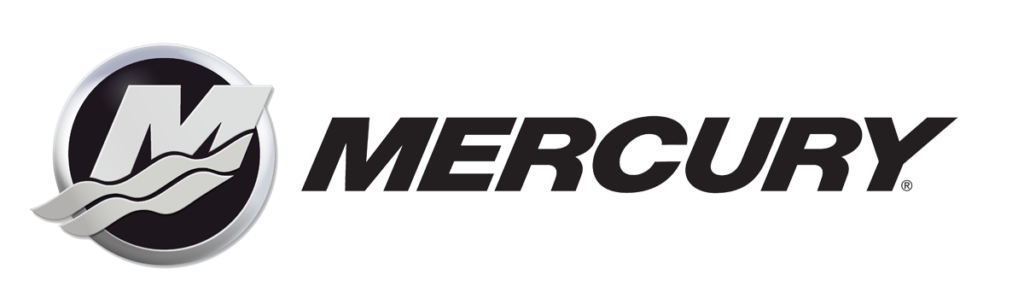 The mercury logo is on a white background.