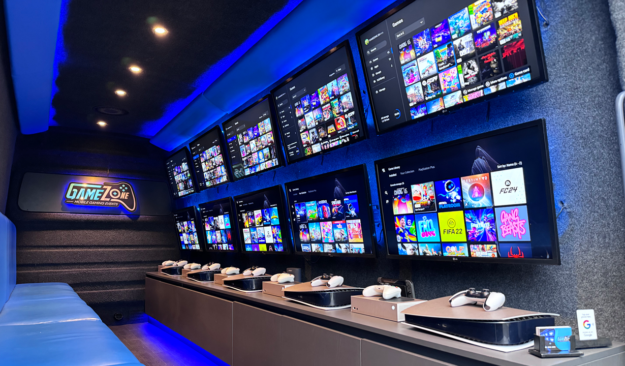 Hire Gaming Vans in Morpeth | Gaming Party Bus by Gamezone
