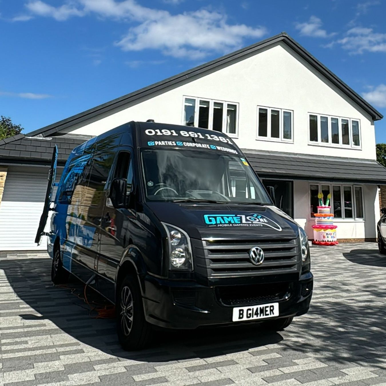 gaming van available for parties in newcastle upon tyne