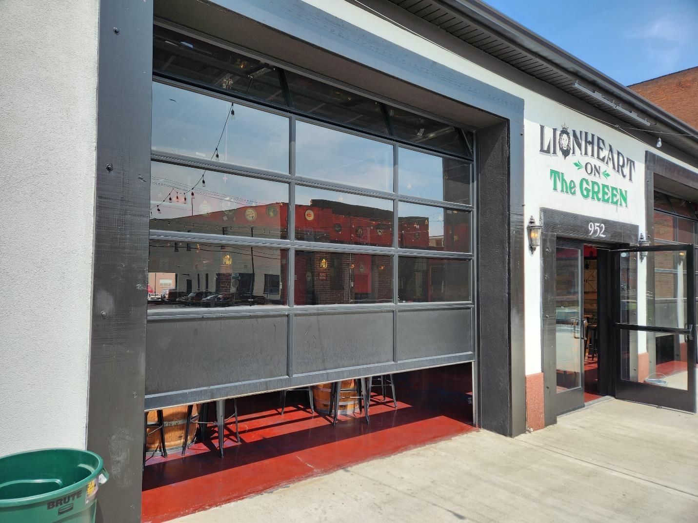 Black Overhead Glass Door — Albany, NY — All Type Professional Door Service