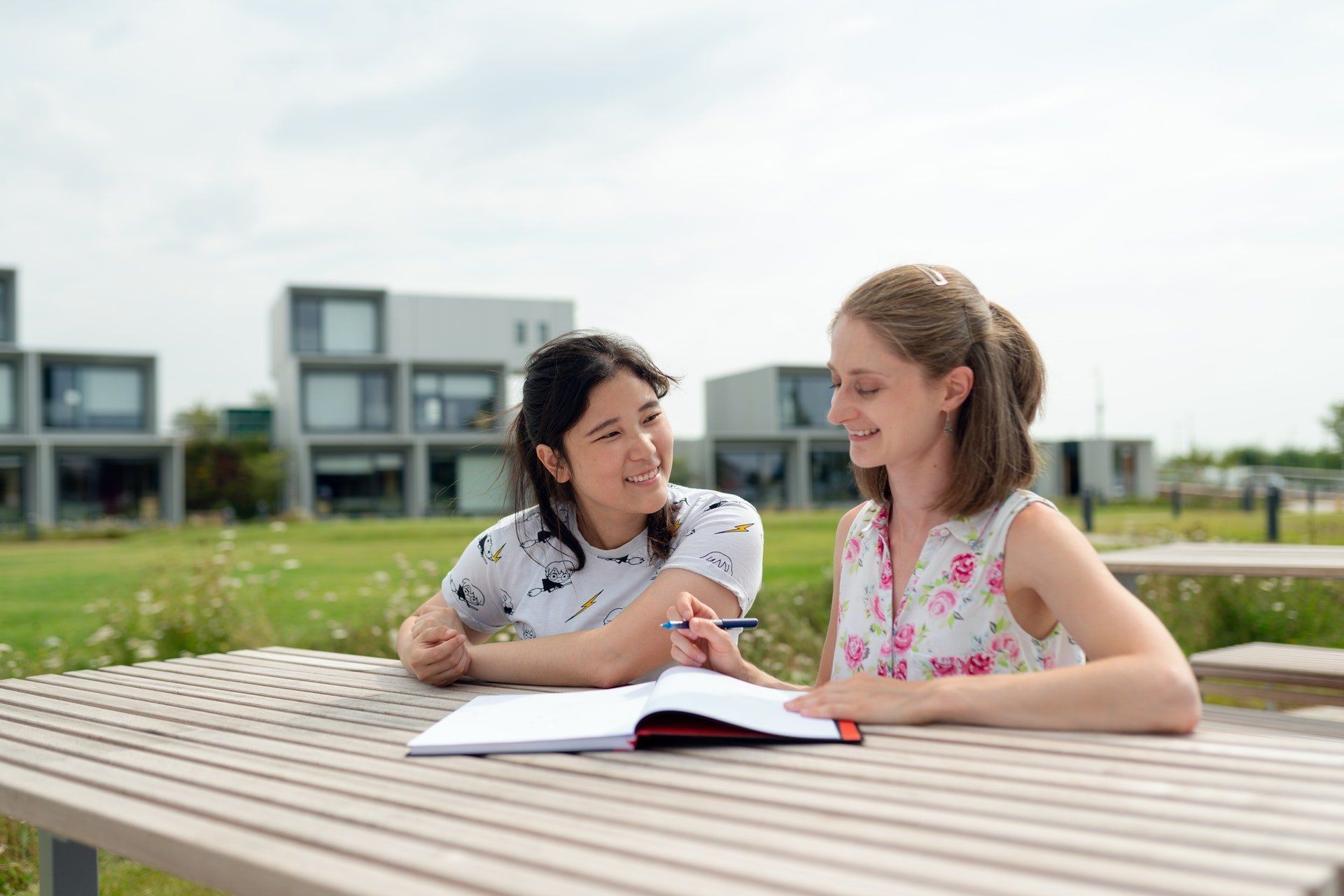 Girls learning