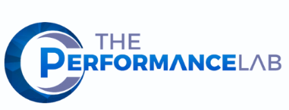 Logo of The Performance Lab: a blue letter “C” and the text “PERFORMANCE LAB”.