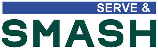 The logo for smash padel and pickle club