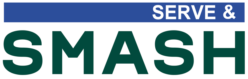 The logo for smash padel and pickle club