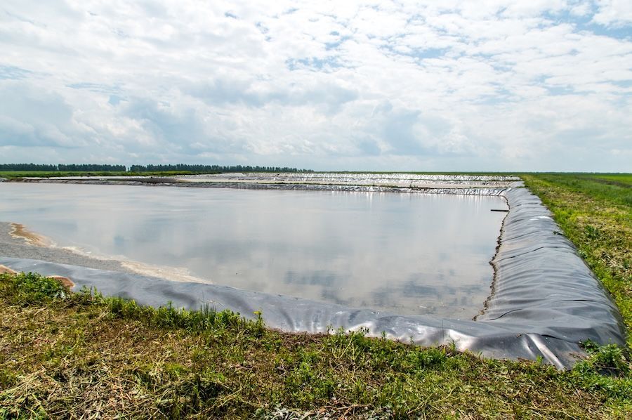 A Dam Surrounded by Flat Green Grass — Jammach Earthmoving in Mid North Coast, NSW
