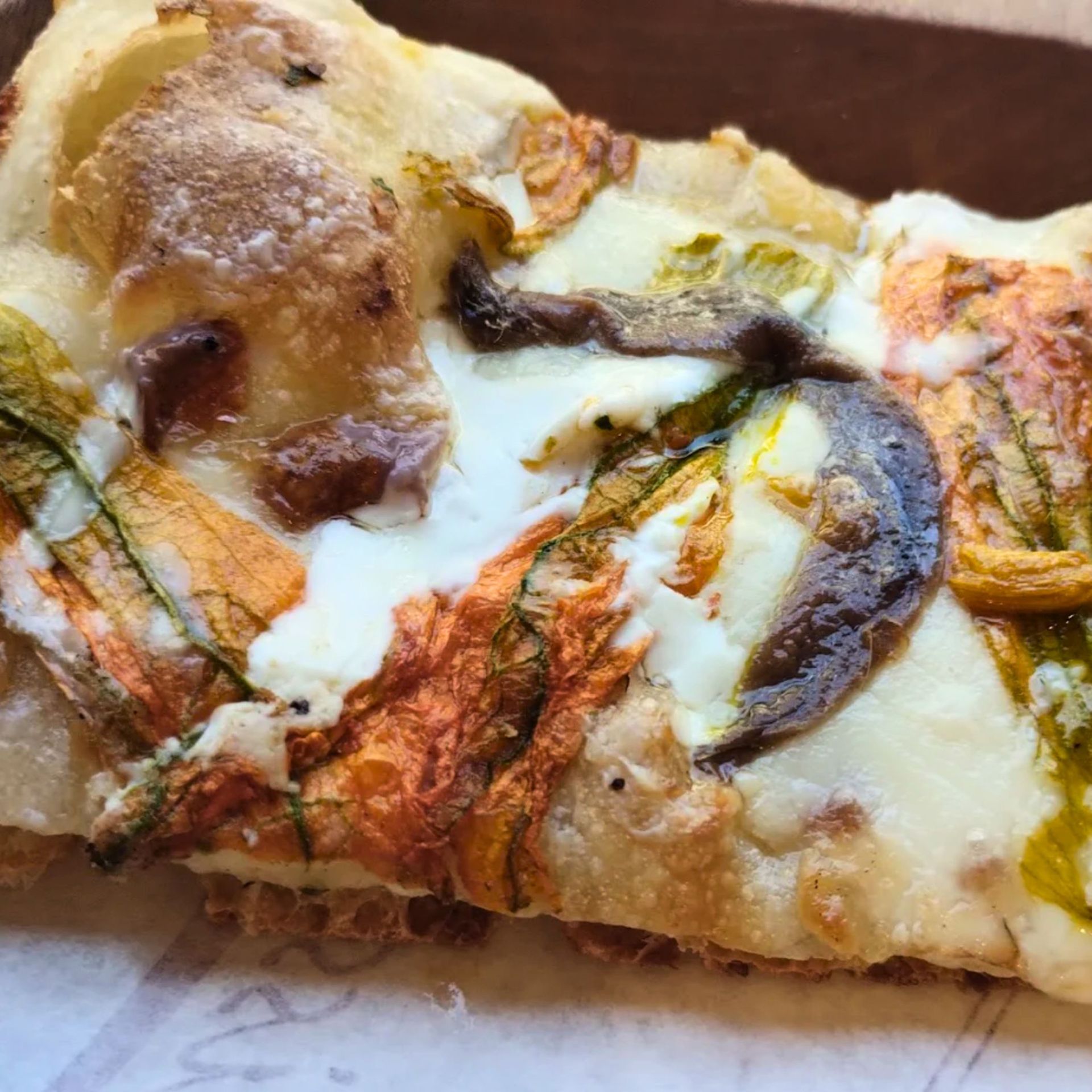 pizza bianca alle verdure