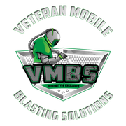 A logo for veteran mobile blasting solutions