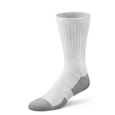 Diabetic sock, graduated upper encourages blood circulation.