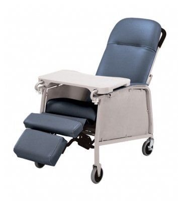 Easily adjusts into any one of three positions: sitting, TV or full recline,  offers numerous therapeutic benefits including position changes that can aid in circulation and ease discomfort from respiratory, heart and other ailments.