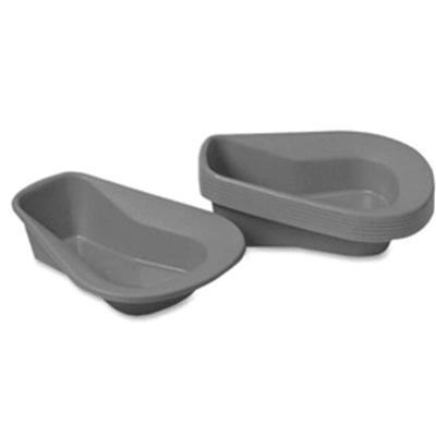 Helps minimize storage space, fits over standard toilet when seat is raised, graduated to 800 mL, non-stick surface, graphite Weight Capacity : 250 lbs.