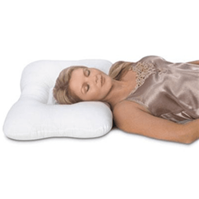 Soothes stiff necks, relieves shoulder aches and comforts the upper body. has two different support lobe heights for proper spinal alignment, and helps relieve neck problems that are associated with poor sleeping posture.