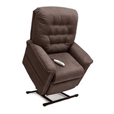 3 position Bariatric chair, features increased weight capacity up to 500 lbs., seat width of 26 in., and heavy-duty lift frame.