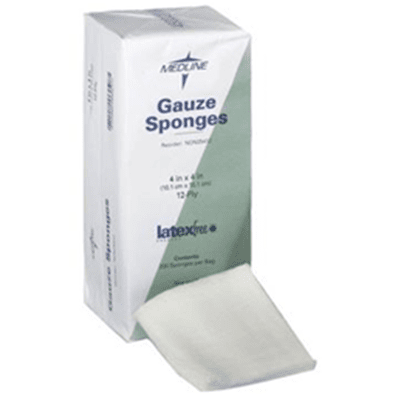 4 x 4 Gauze for applications where sterile gauze is not required.