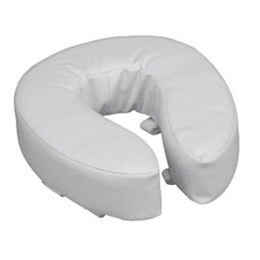 Comfortable foam padding helps minimize pressure points, raises the toilet seat height by 4”.