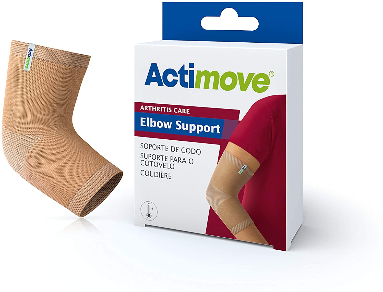 Provides firm support to relieve pain of sprains and strains, support and relief to elbow joins, muscles and tendons.