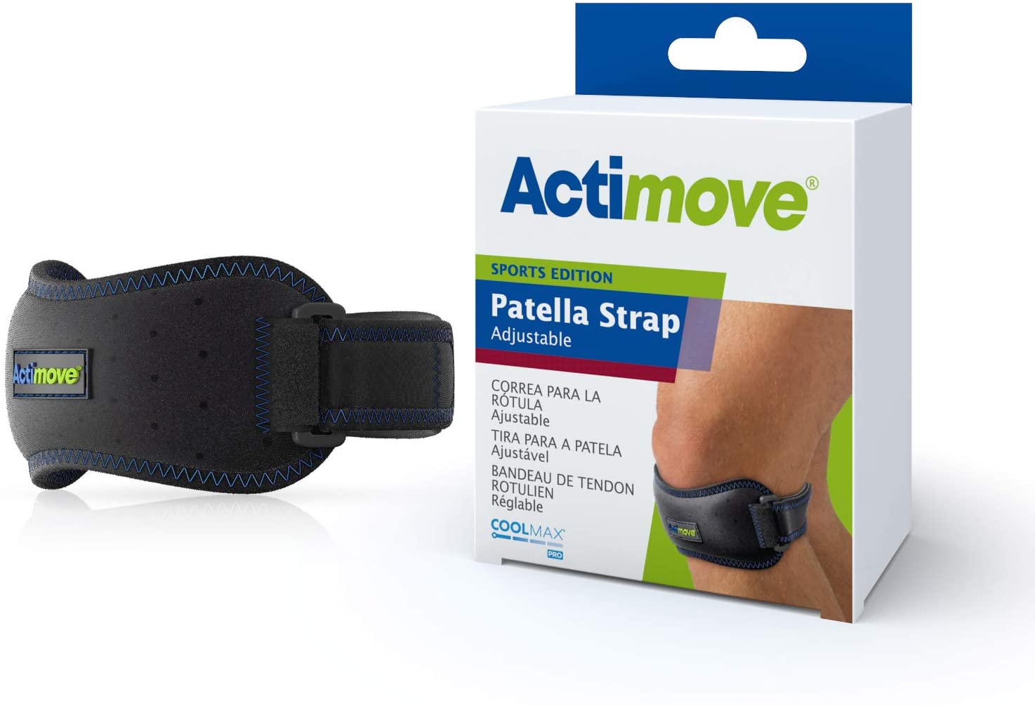 Aids in the relief of Osgood Schlatter Syndrome, improves patella tracking, helps relieve pain.