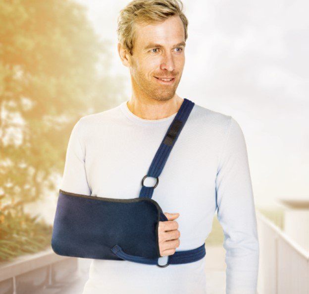 Used to treat shoulder dislocation, bursitis and temporary immobilization of arm and shoulder.