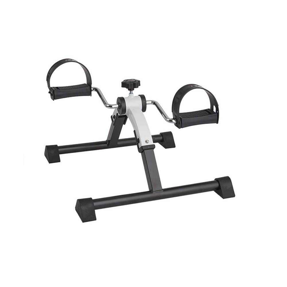 Lightweight and easy to use and transportation, versatile for both arms and legs exercises, can be used on the floor for foot pedaling, or on the tabletop for hand pedaling, adjustable tension nob allows for easy changes in pedaling difficulty level.