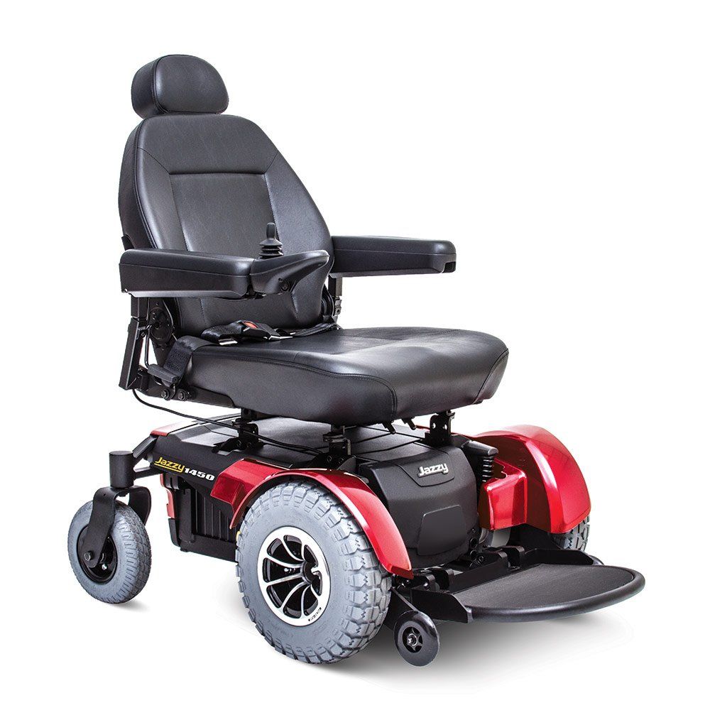 Front-wheel drive for traversing various terrain, high performance and efficient motor, weight capacity 600 lbs.