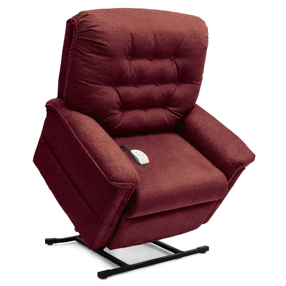 3 position lift chair, including full recline, large 24-inch-wide seat,