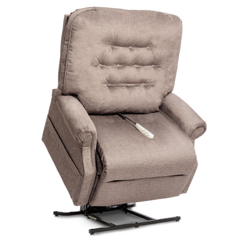 2 position heavy duty lift chair, features an increased weight capacity up to 600 lbs.