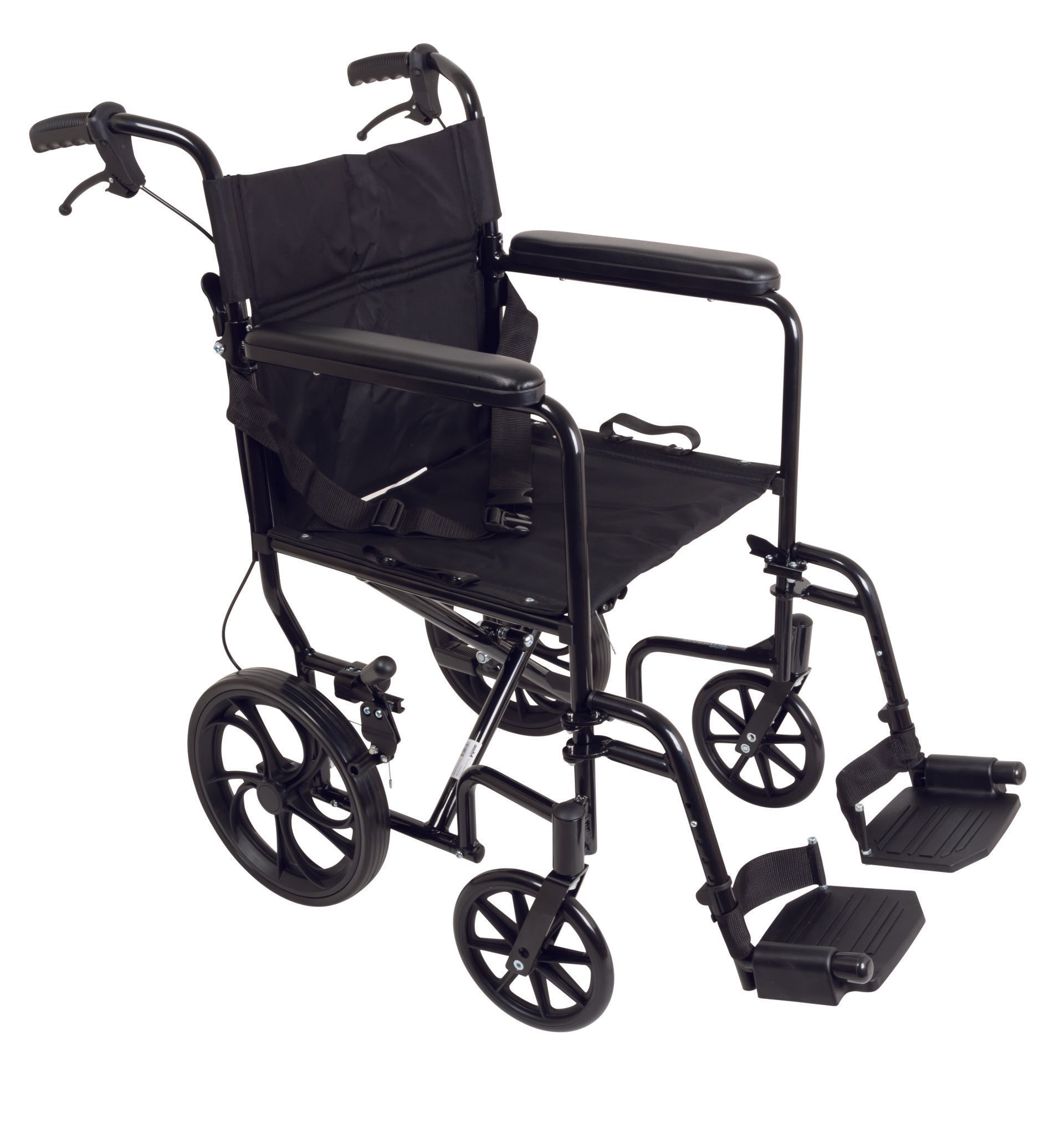 Lightweight Aluminum Transport Chair with 12