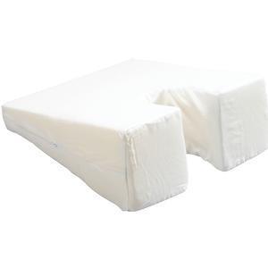 The gentle slope of this pillow that is U shaped allows for better comfort for anyone that must lay face down after eye surgery or  for anyone that must lay face down for relaxation or medical conditions.