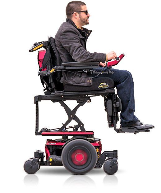 iLevel improves daily functionality and quality of life by allowing operation of the power chair with the seat fully elevated while at walking speed (up to 4.5 mph).