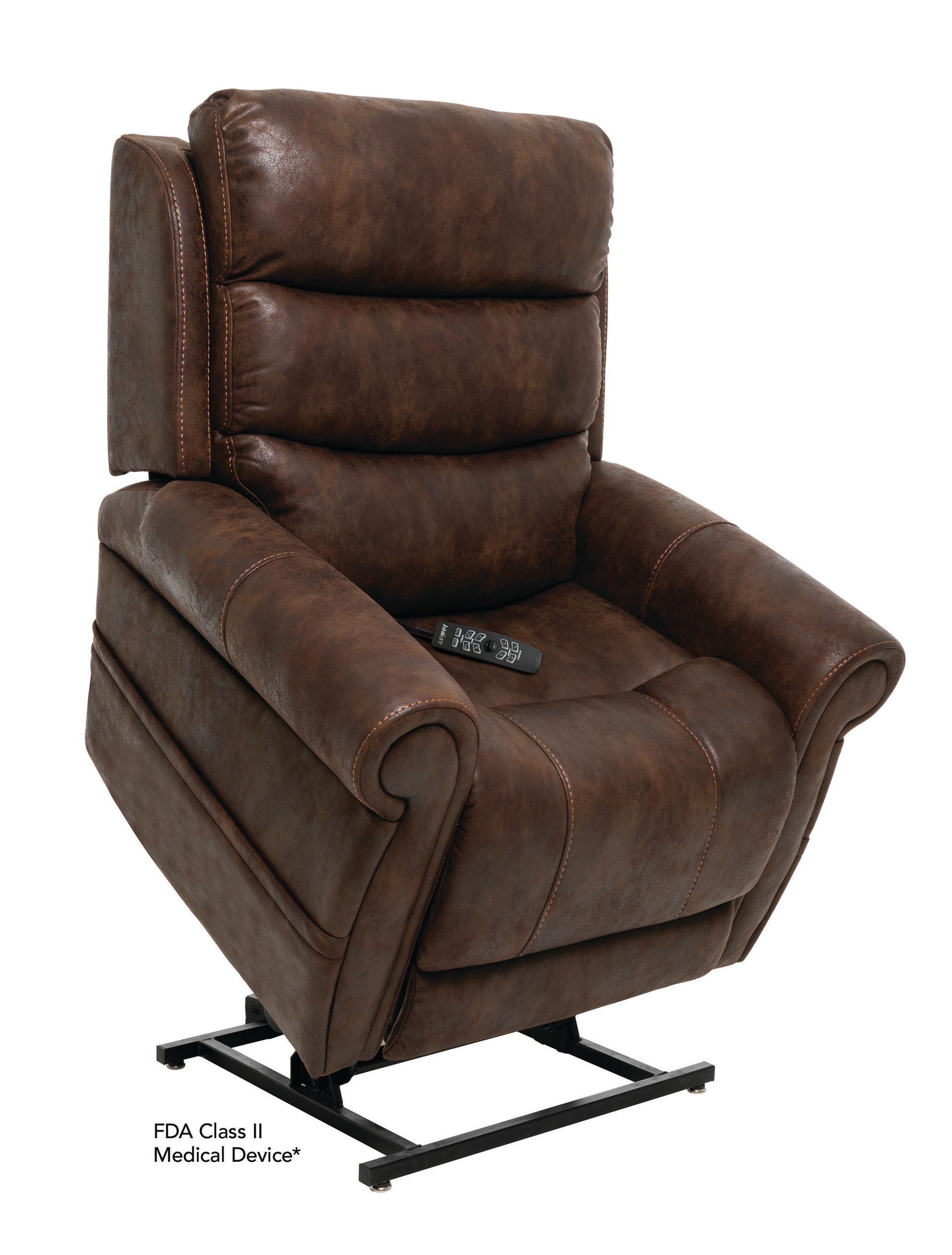 3-position full recline ideal for napping and relaxing, standard large dual pockets, easy-to-use hand control. energy-efficient transformer, features self-diagnostic electronics, quiet and smooth lift system.