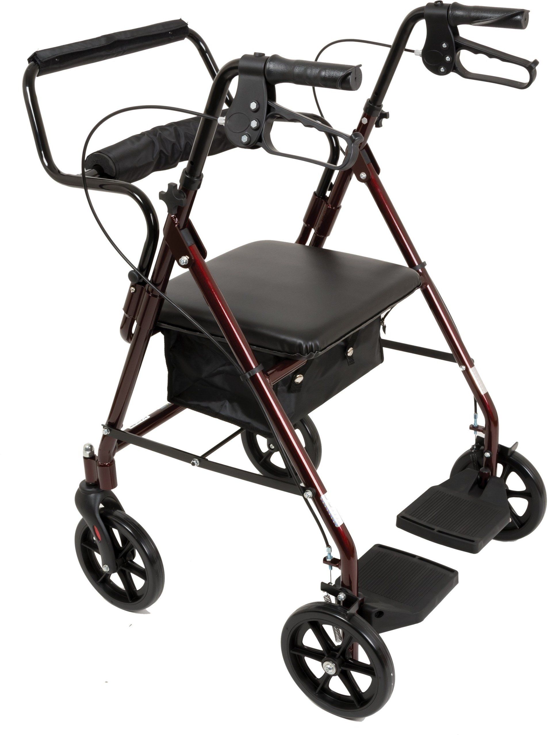 Companion - Transport/Rollator, combines the features of a rollator with a transport chair all in one unit.