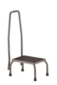 Lightweight - 5 lbs, skid resistant rubber tips and step base, weight Cap. 300 lbs, handle Height: 34 1/4