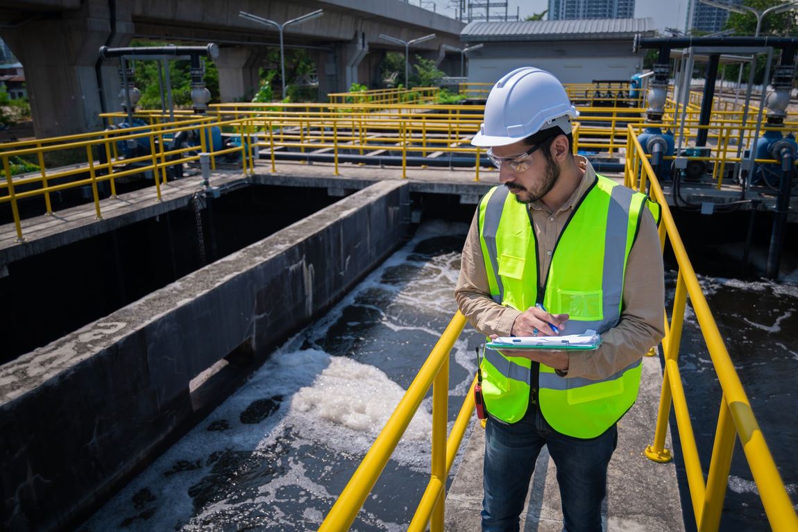 plastic pipes in water treatment plants