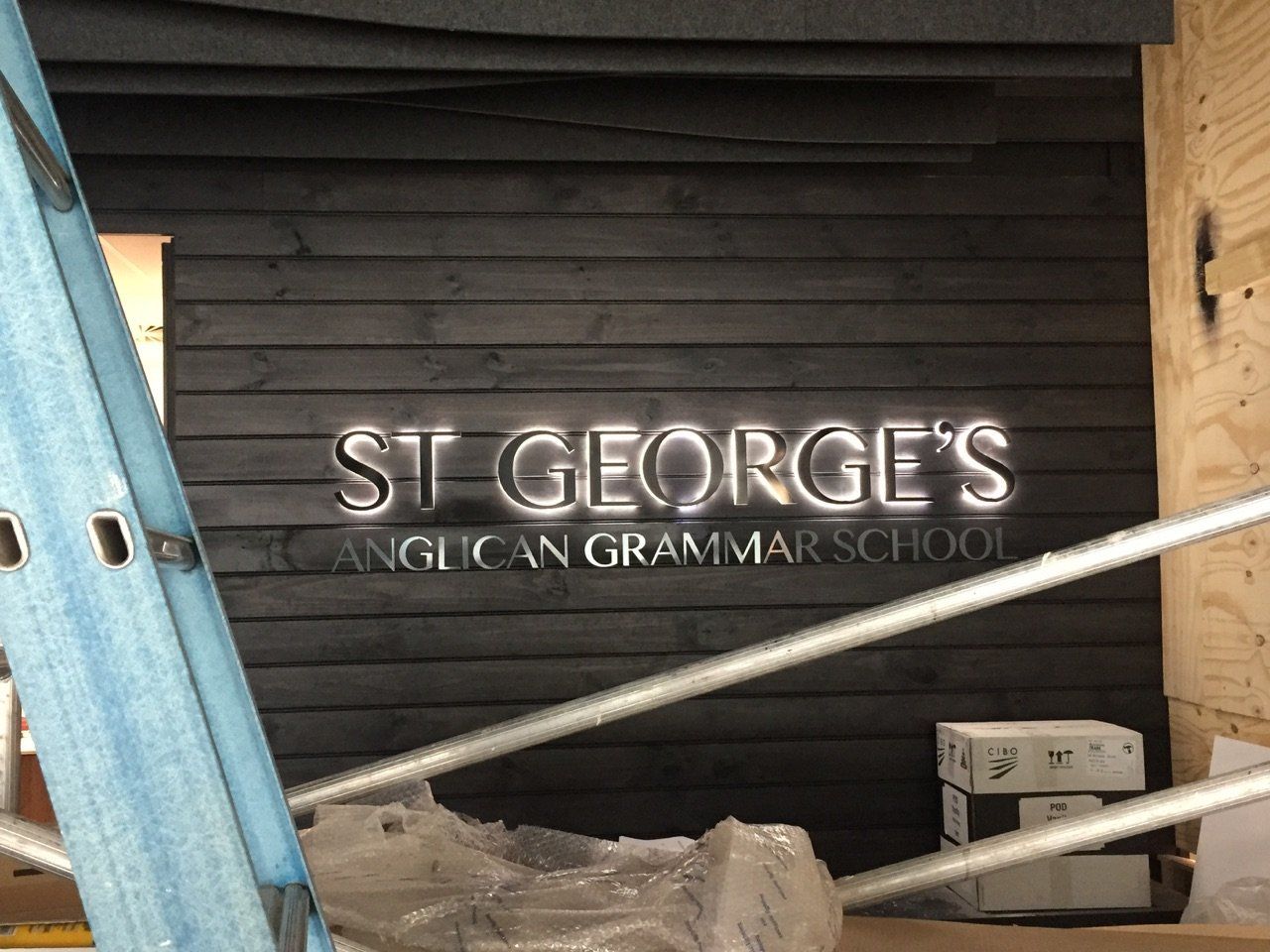 St George's 3d signage