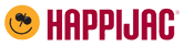 a logo for happijac with a smiley face on it