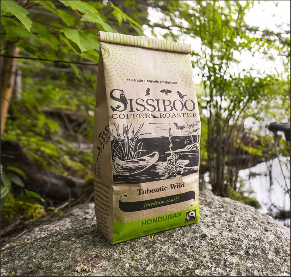 Image of Sissiboo coffee bag. 