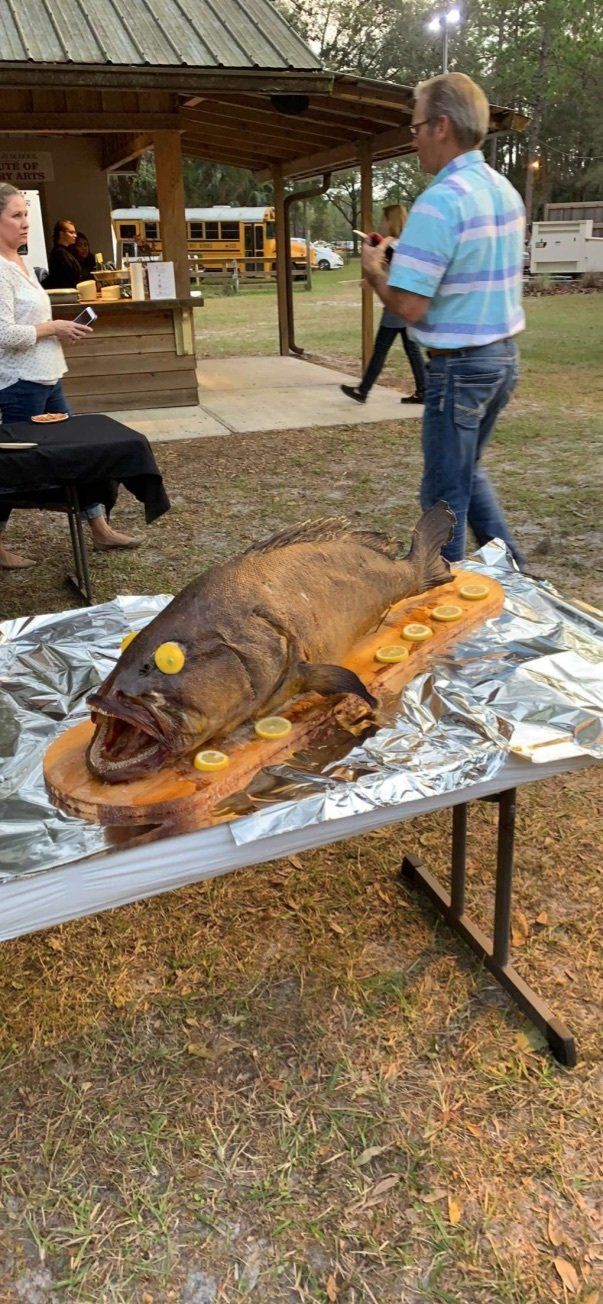Big Fish on the Table — Gainesville, FL — Hill’s Bar-b-que & Catering