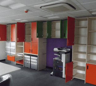 Commercial storage cupboards and cabinets