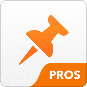 An app icon that says pros on it