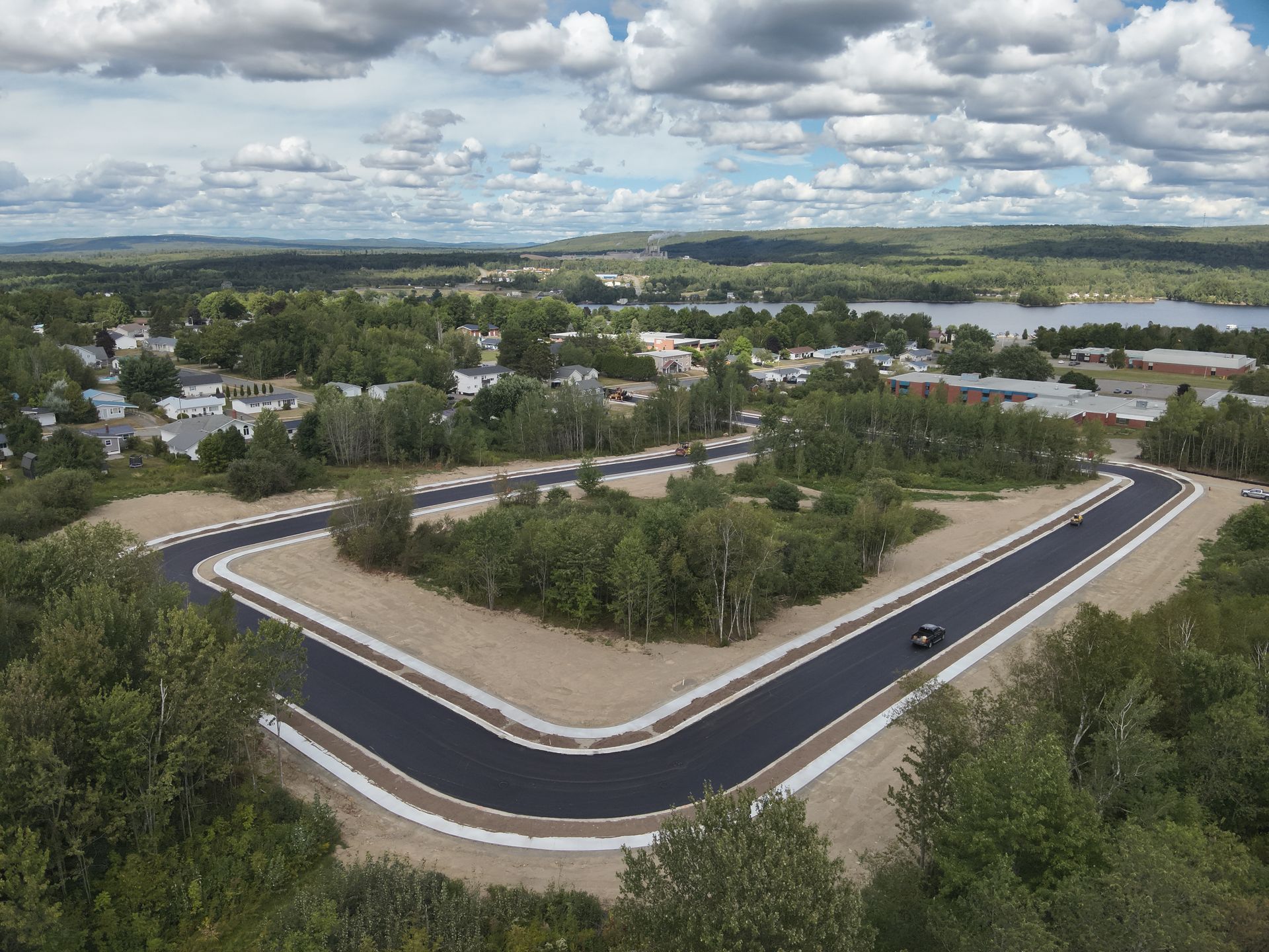 Spring Construction Site