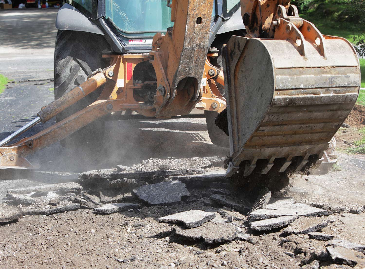 Demolishing Old Driveway — Mineral Wells, TX — Santibanez Construction