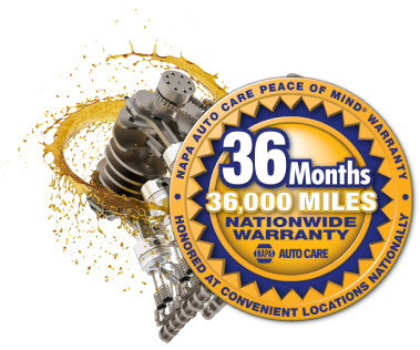 36 Month NAPA Auto Care Warranty - Custom Wrenches