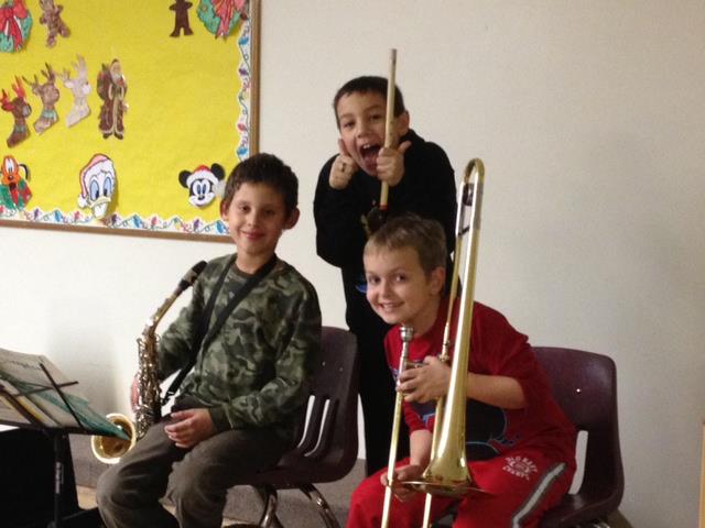 Kids with their music instruments —School Age Children  in Wappingers Falls, NY