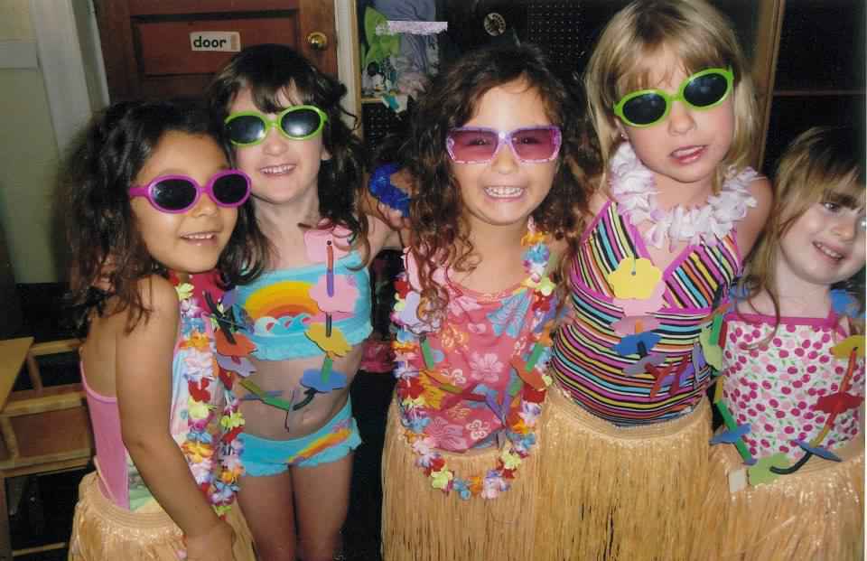 Little Girls in a Hula Party — Child Care Services in Wappinger Falls, NY