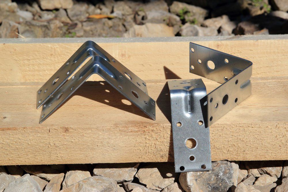 Mounting Angle Bracket For Fixing The Wooden Frame — Express Timber Solutions In Long Jetty NSW