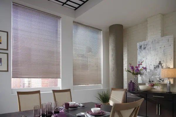 Aluminum Dining Room Blinds — Chicago, IL — Blinds Gallery