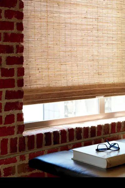 Jute Forest Loft Detail Shades — Chicago, IL — Blinds Gallery