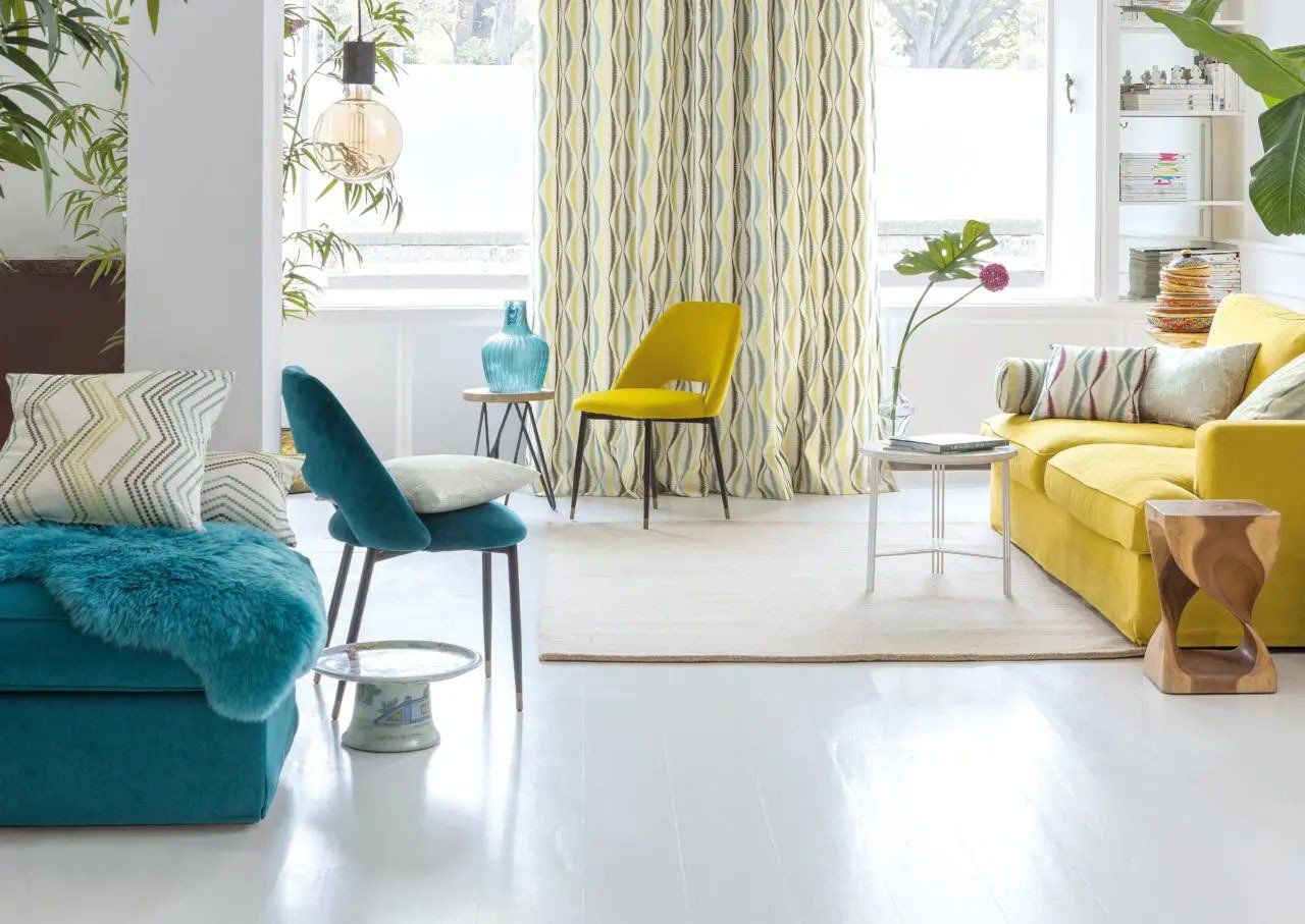 Fancy Living Room — Chicago, IL — Blinds Gallery