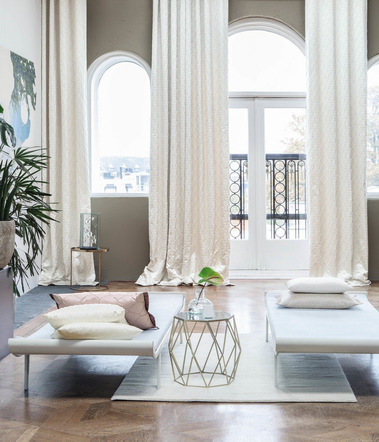 White Curtains — Chicago, IL — Blinds Gallery