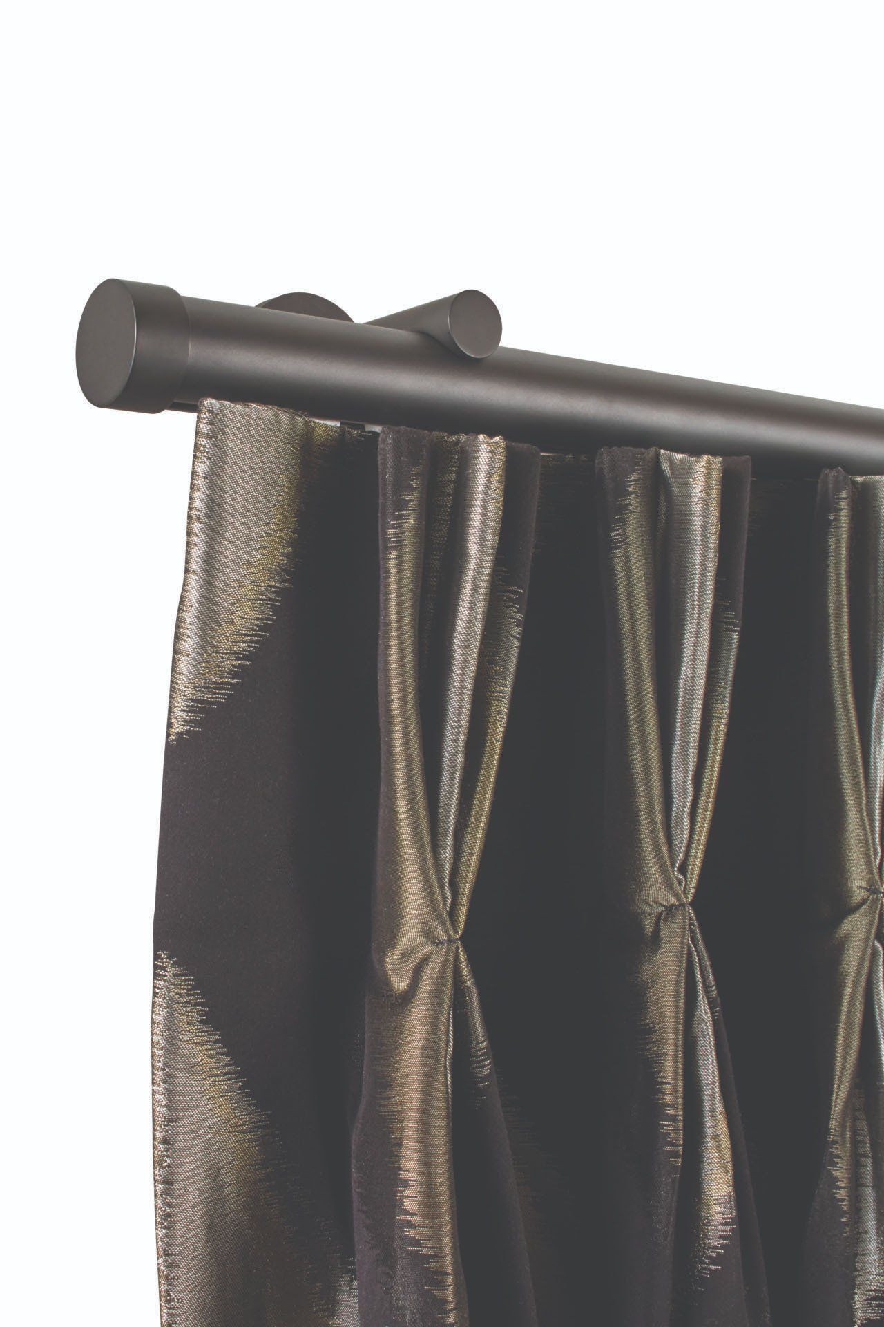 Elegant Metal Curtain Rod — Chicago, IL — Blinds Gallery