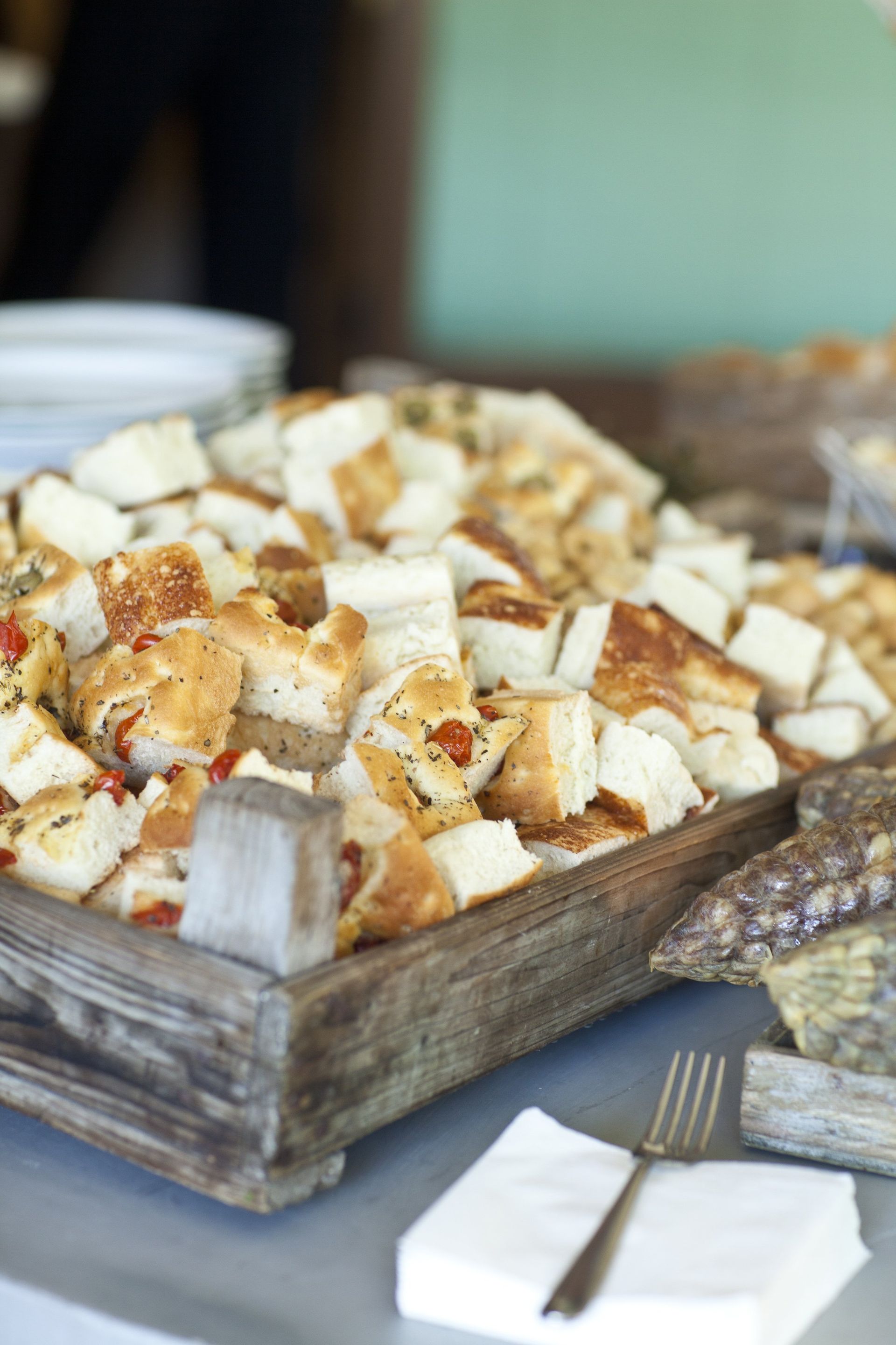 tante piccole focaccine